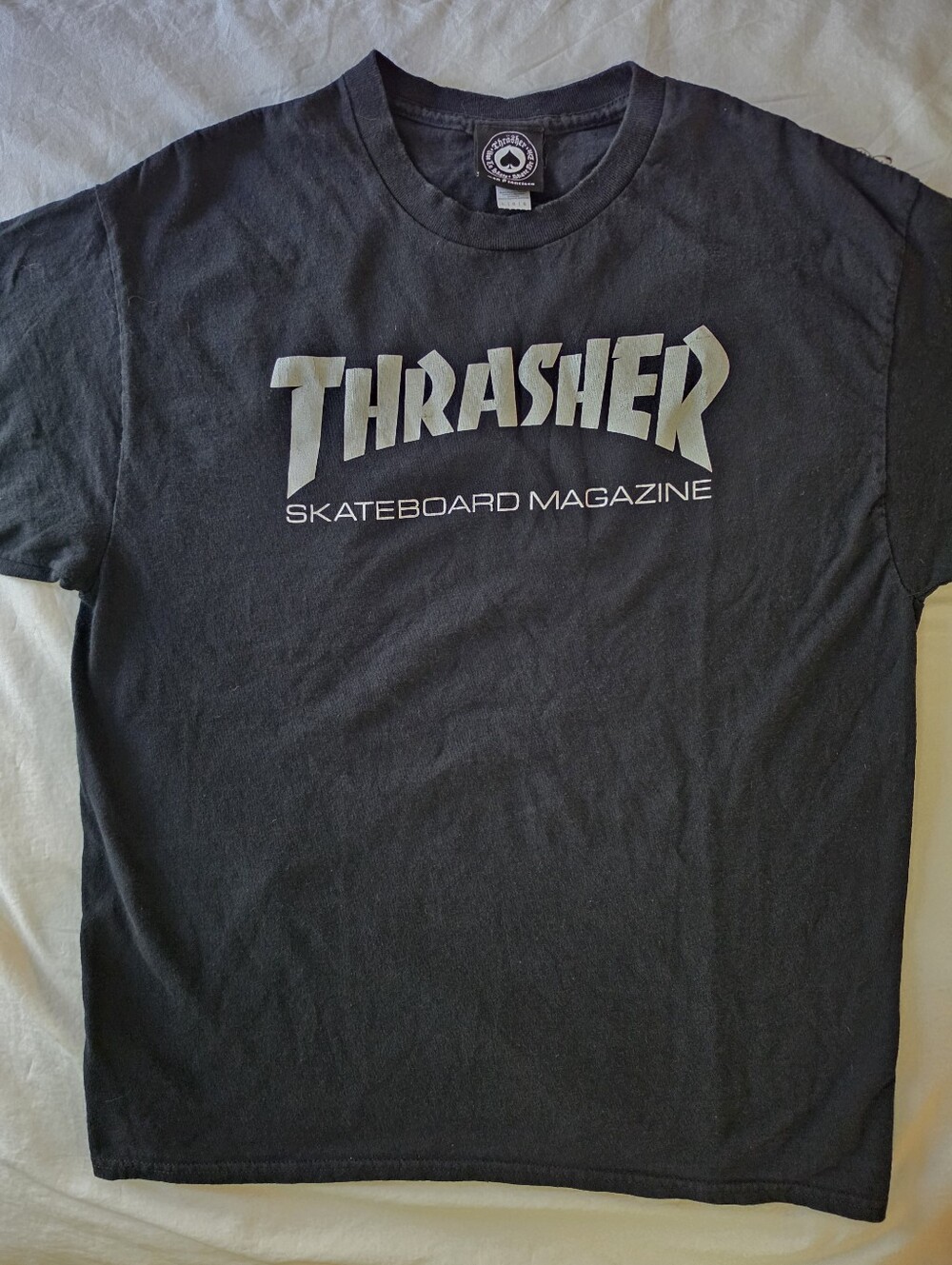 Thrasher Skateboards Magazine Graphic Tee Black Size L Streetwear